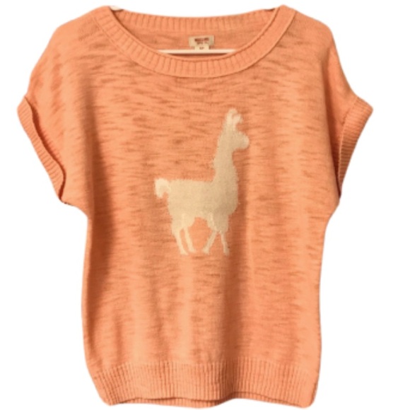 NEW CUTE Llama short sleeve sweater top from Target  🦙
Size small - Picture 6 of 8